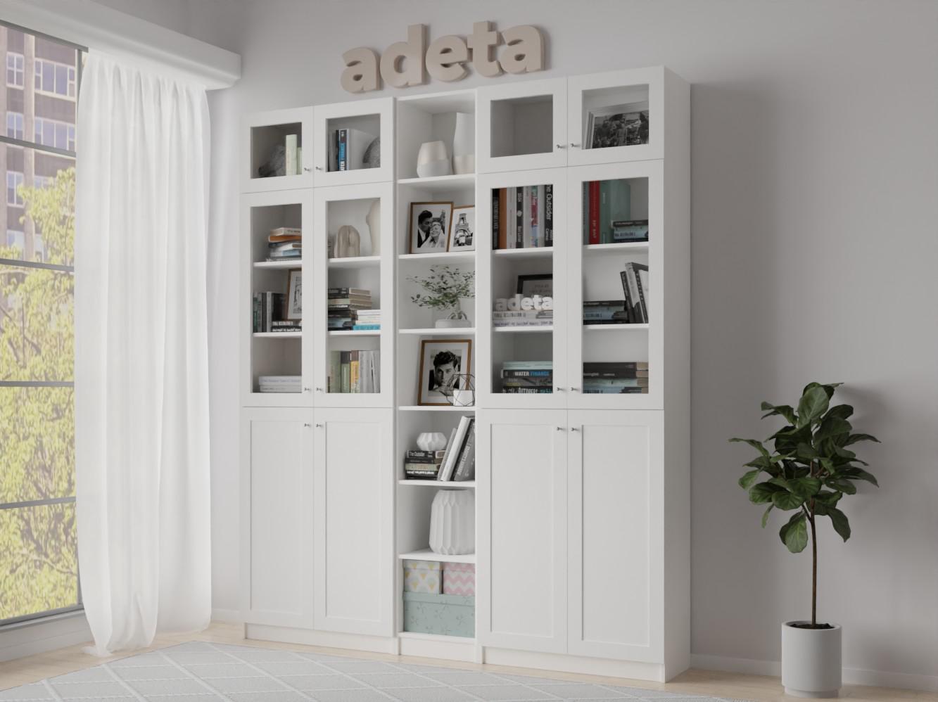 Книжный шкаф Билли 348 white ИКЕА (IKEA) изображение товара