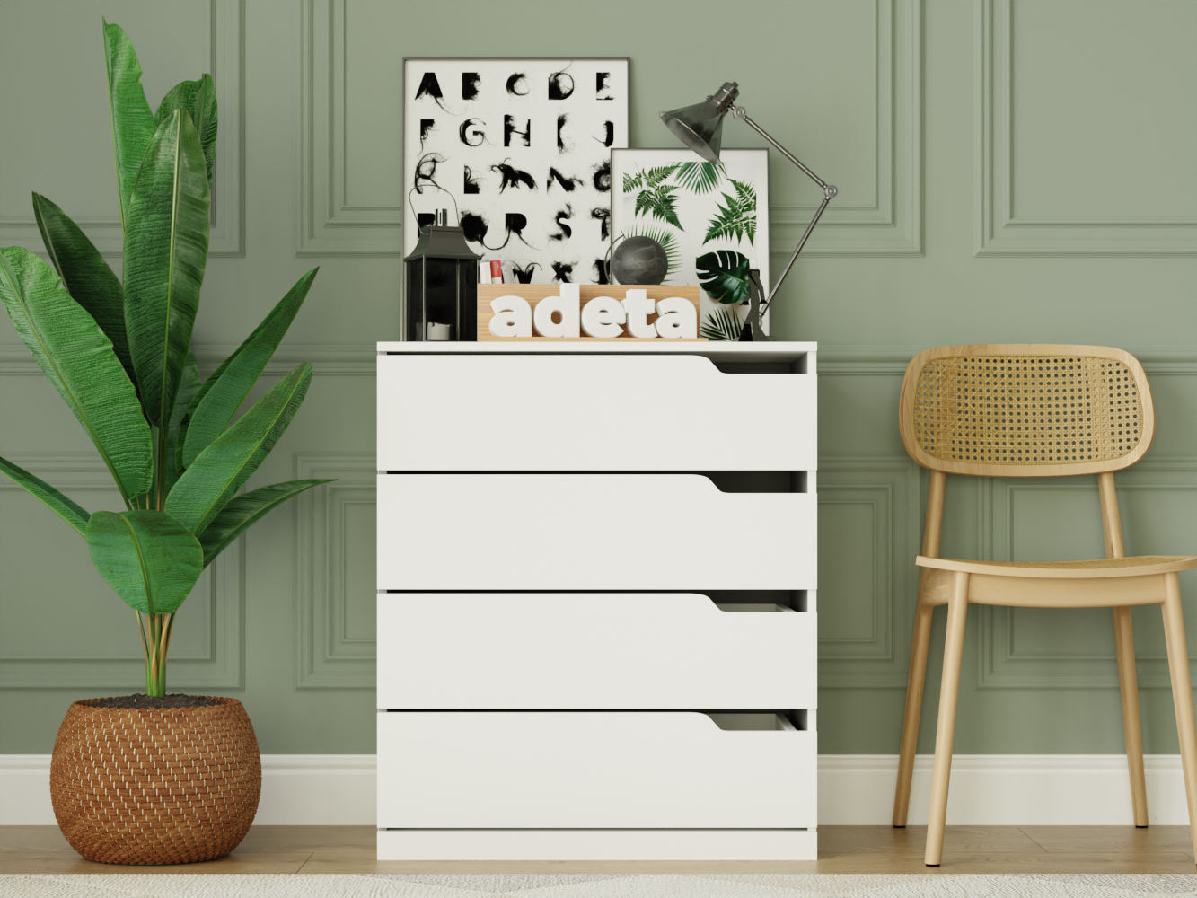 Комод Нордли 19 white ИКЕА (IKEA) изображение товара