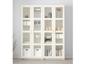 Книжный шкаф Бримнэс 13 white ИКЕА (IKEA) в Москве