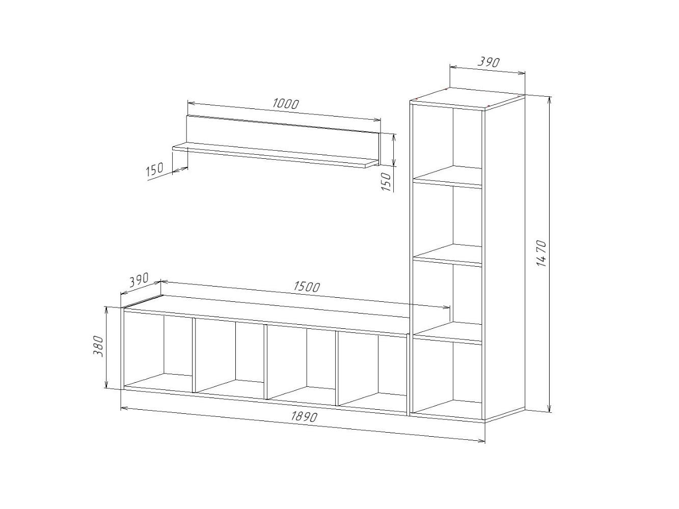 Стеллаж Билли 123 brown ИКЕА (IKEA) изображение товара