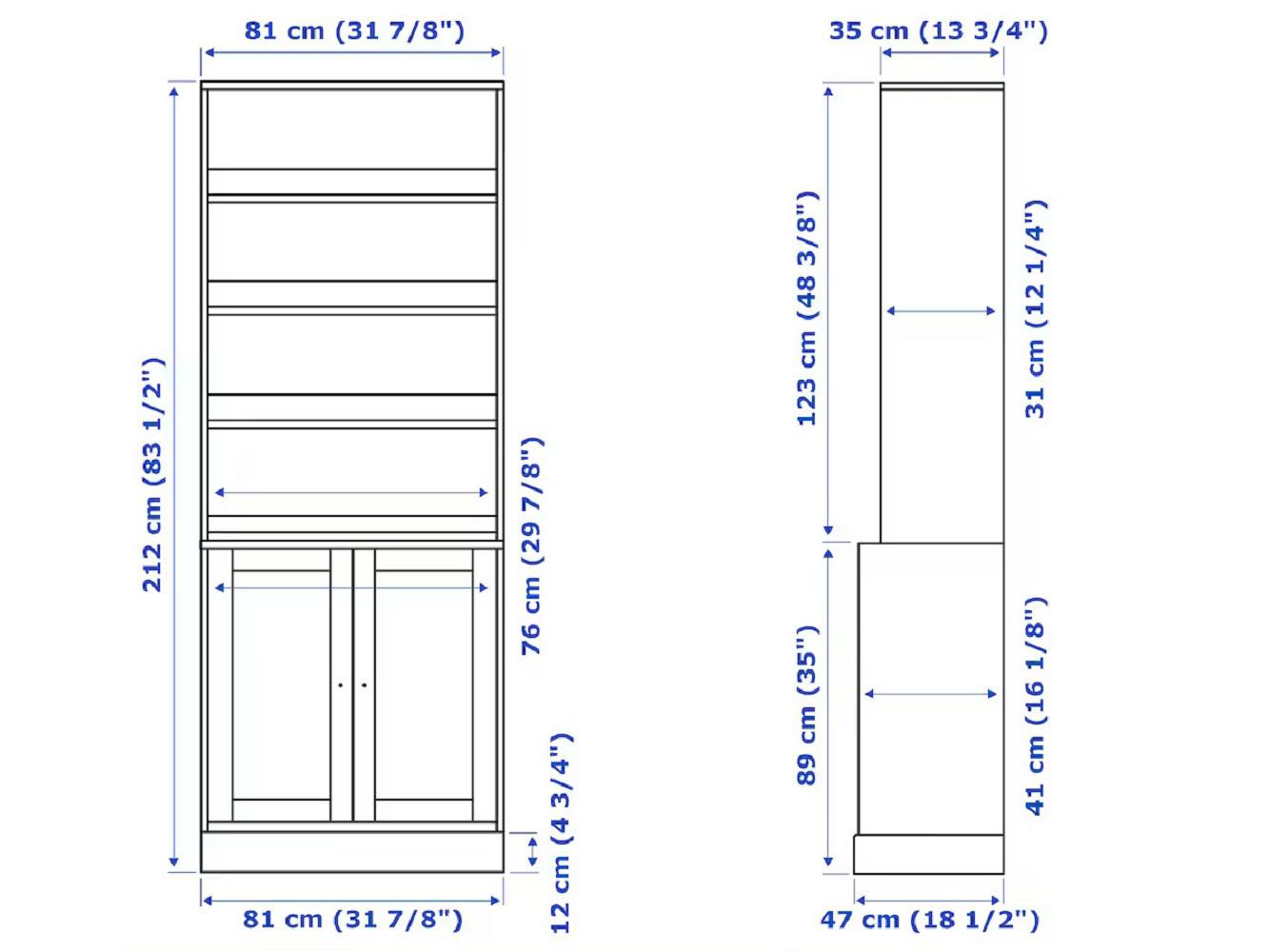 Стеллаж Хавста 213 white ИКЕА (IKEA) изображение товара