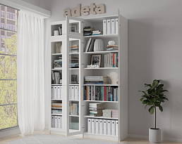 Изображение товара Книжный шкаф Билли 395 white ИКЕА (IKEA) на сайте adeta.ru