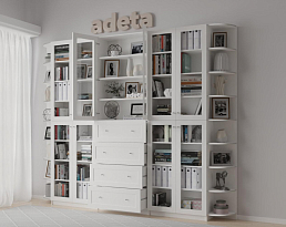 Изображение товара Книжный шкаф Билли 424 white ИКЕА (IKEA) на сайте adeta.ru