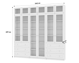 Изображение товара Книжный шкаф Билли 370 white ИКЕА (IKEA) на сайте adeta.ru